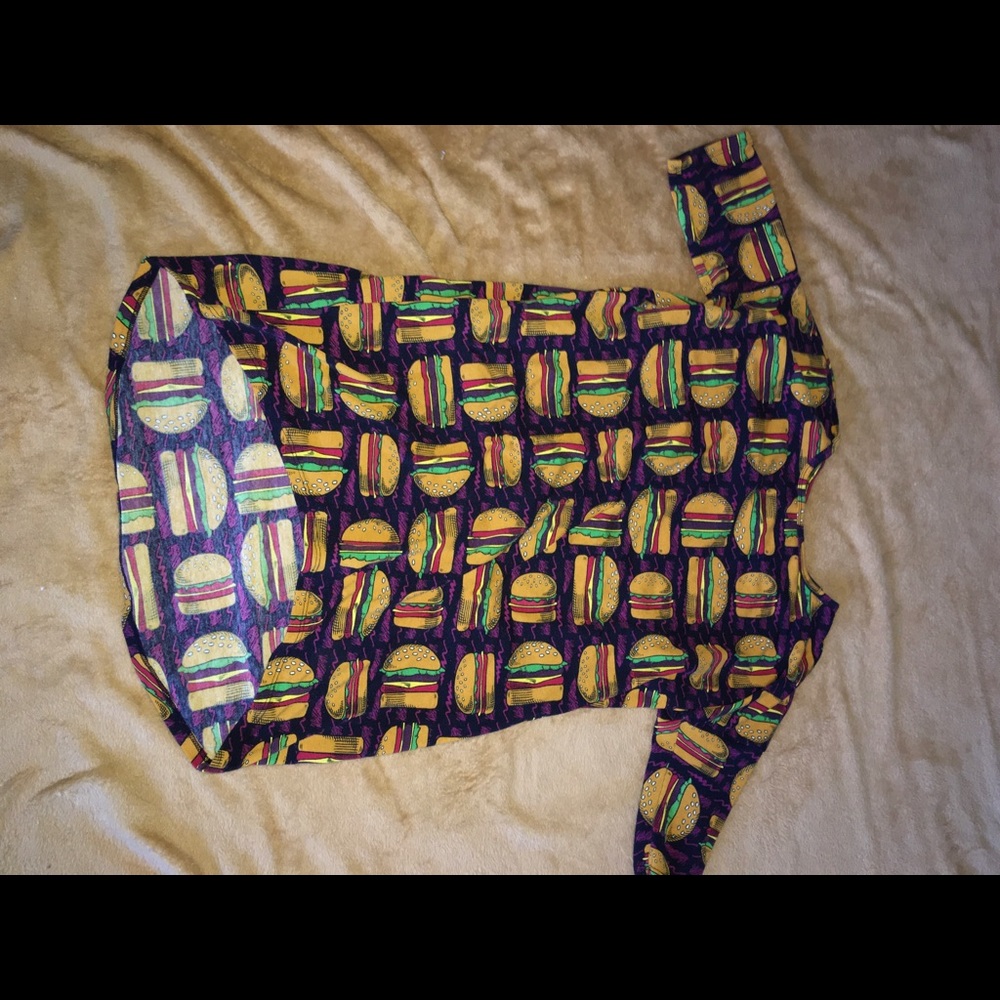 Hamburger pajama dress